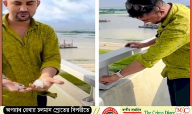 পদ্মা সেতুর নাট-বল্টু খোলার ছবি টিকটকেঃ রাজধানীতে যুবক আটক