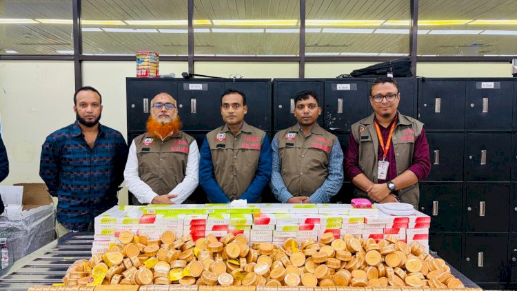 দুই বিমানবন্দরে স্বর্ণ জব্দ, মূল্য প্রায় দেড় কোটি টাকা