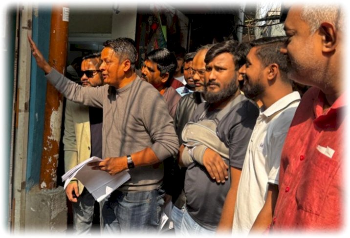 ঢাকা ১৭ আসনে তারেক রহমানের পক্ষে নেতাকর্মীদের  নির্বাচনী প্রচারণা