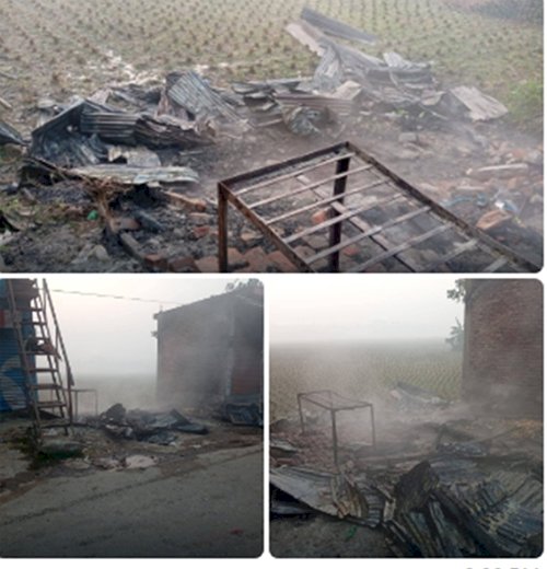 ঝালকাঠিতে ১ ও ২ আসনে জামায়াতের নির্বাচনী অফিস ও সমর্থকদের দোকানে অগ্নিসংযোগ