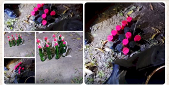 রাজশাহীতে RAB এর  অভিযান ১২টি পেট্রোল বোমা ও ১৫টি ককটেল উদ্ধার