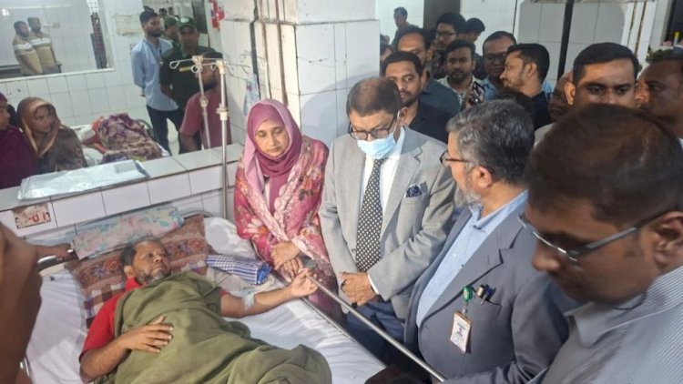 মিরপুরে দেয়াল ধস: আহতদের পাশে স্বাস্থ্যমন্ত্রী, চিকিৎসার সব ব্যয় বহনের ঘোষণা